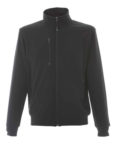 Felpa con zip Illinois Black