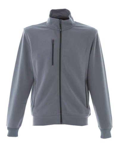 Felpa con zip Illinois Grey