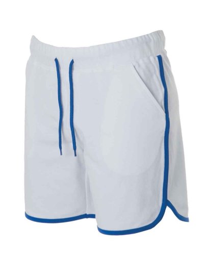 Pantalone corto in felpa leggera Creta man White