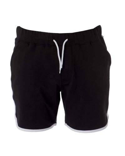 Pantalone corto in felpa leggera Creta man Black