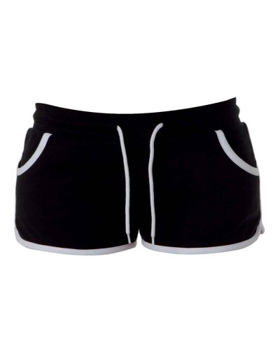 Pantalone corto in felpa leggera Creta lady Black