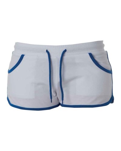Pantalone corto in felpa leggera Creta lady White