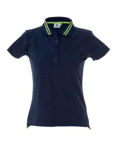 Polo donna manica corta effetto fiammato Tenerife lady