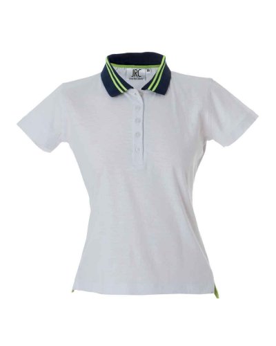 Polo donna manica corta effetto fiammato Tenerife lady