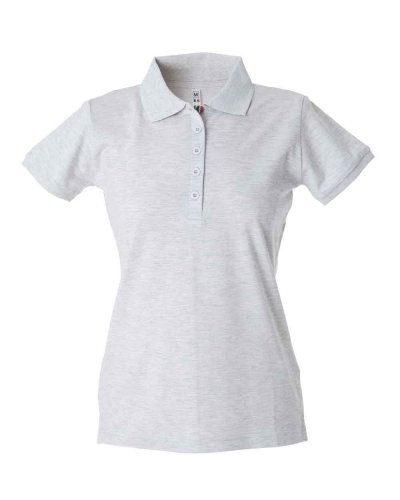Polo donna manica corta Colombia lady Light Melange