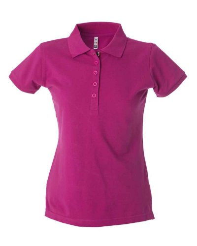 Polo donna manica corta Colombia lady Fucsia