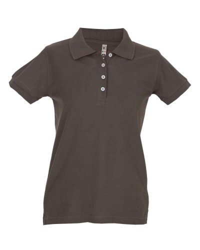 Polo donna manica corta San Francisco lady Dark grey