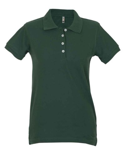 Polo donna manica corta San Francisco lady Green