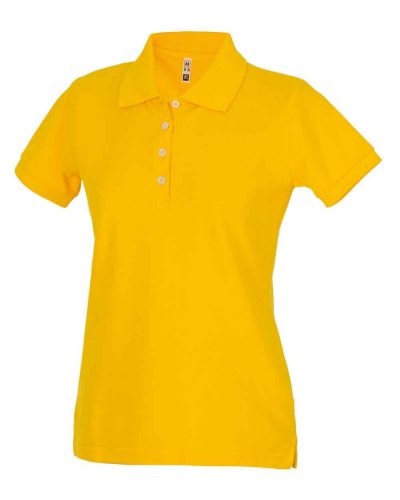 Polo donna manica corta San Francisco lady Yellow