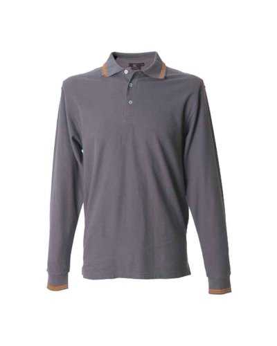 Polo manica lunga New Marsiglia Grey