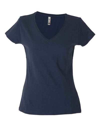 T-shirt girocollo slubby Antigua lady