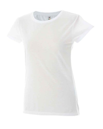 T-shirt donna girocollo Florida Lady White