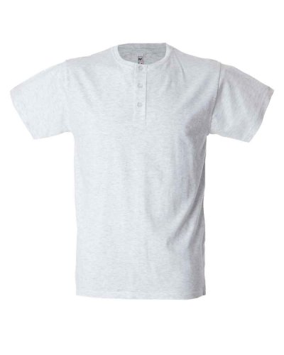 T-shirt serafino uomo girocollo Malaga White