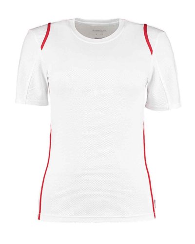 T-shirt donna Cooltex® Regular Fit Contrast White / Red