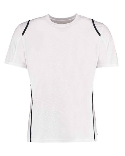 T-shirt Regular Fit Cooltex® Contrast  White / Black