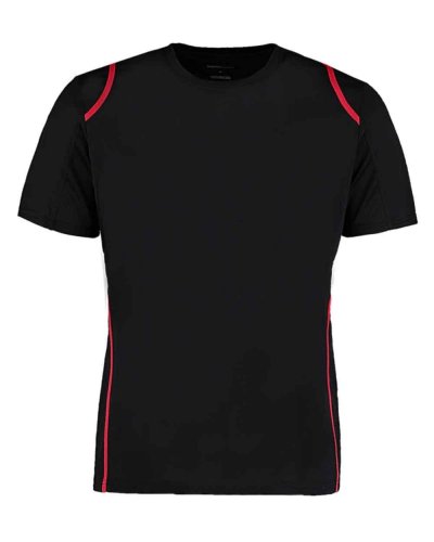 T-shirt Regular Fit Cooltex® Contrast  Black / Red