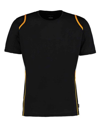 T-shirt Regular Fit Cooltex® Contrast  Black / Gold