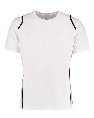 T-shirt Regular Fit Cooltex® Contrast  White / Navy