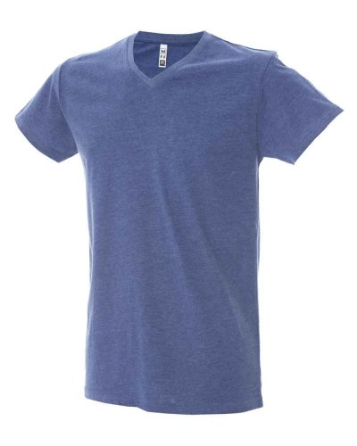 T-shirt manica corta collo a V Oviedo Blue