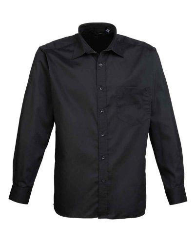 Camicia formale maniche lunghe Black