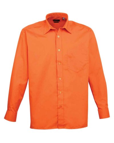 Camicia formale maniche lunghe Orange