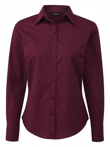 Camicia formale da donna maniche lunghe Aqua