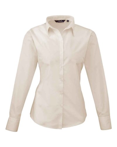 Camicia formale da donna maniche lunghe Natural