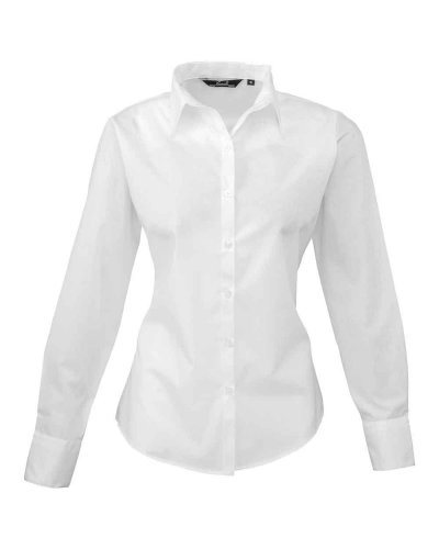Camicia formale da donna maniche lunghe White