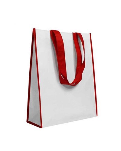 Shopper TNT Laminato Rosso