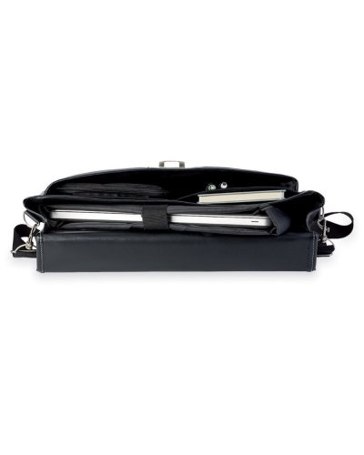 Borsa porta computer chiusura in metallo con funzione organizer