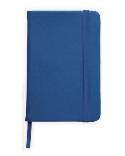 Block-notes con elastico Blu