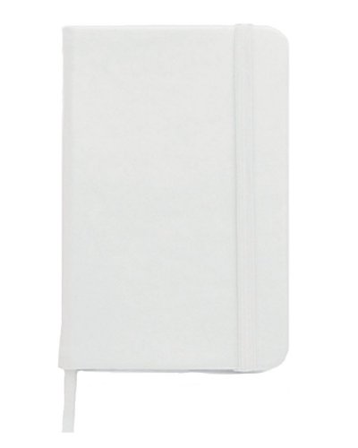 Block-notes con elastico Bianco