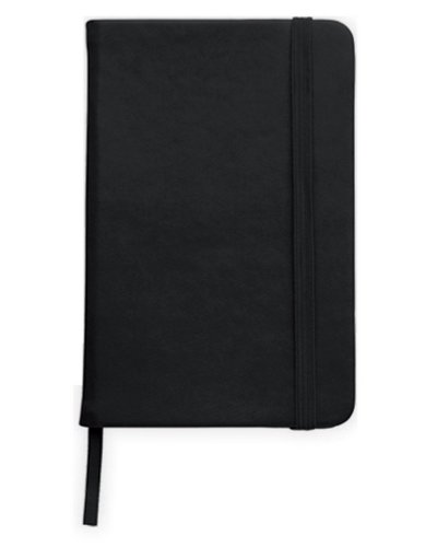 Block-notes con elastico Nero