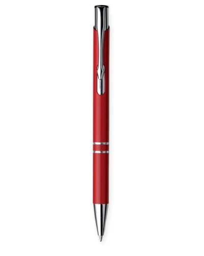 Penna a sfera in alluminio Rosso
