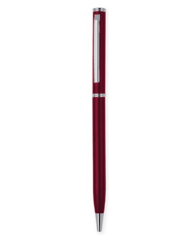 Penna a sfera in alluminio Bordeaux