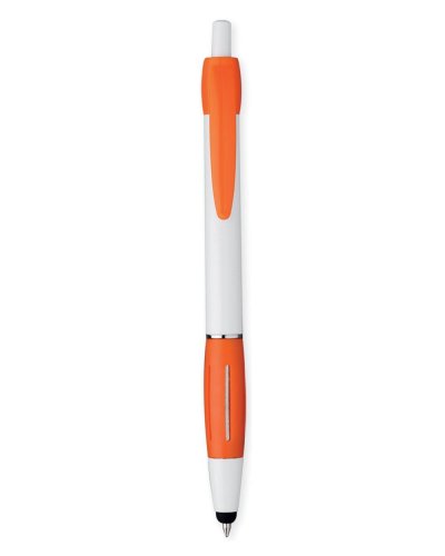 Penna a sfera touch con impugnatura ergonomica Arancio