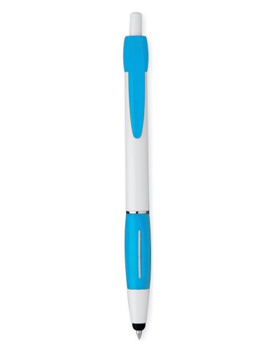Penna a sfera touch con impugnatura ergonomica Azzurro