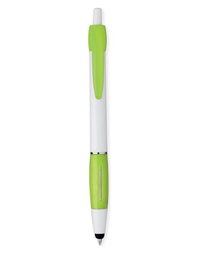Penna a sfera touch con impugnatura ergonomica Verde Mela