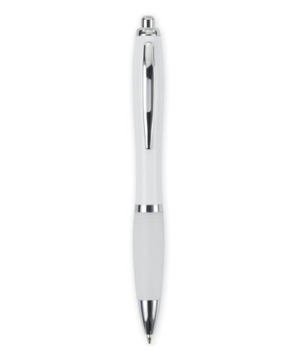 Penna con impugnatura gommata Bianco