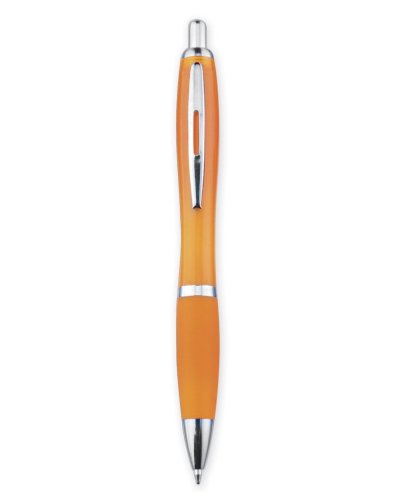 Penna in plastica semitrasparente Arancio