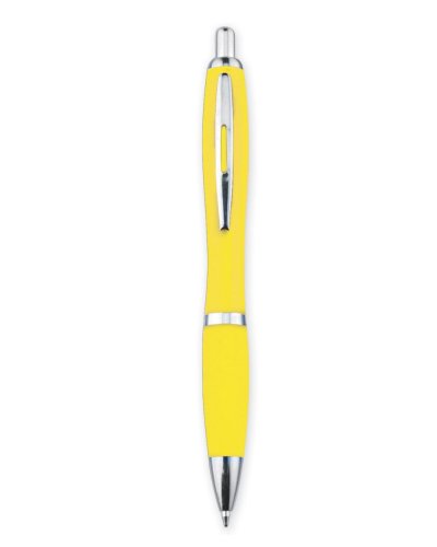 Penna in plastica semitrasparente Giallo