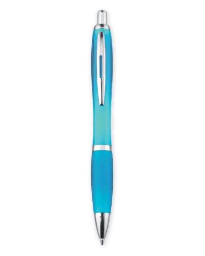 Penna in plastica semitrasparente Azzurro