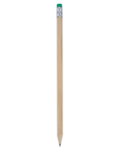 Matita in legno naturale Verde