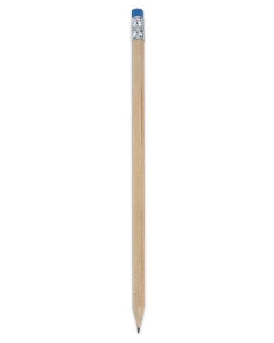 Matita in legno naturale Blu