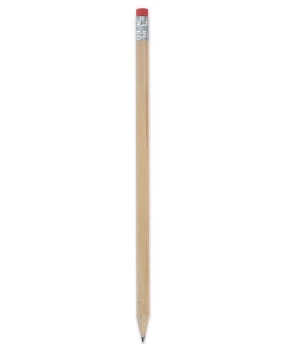 Matita in legno naturale Rosso