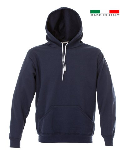 Felpa made in Italy Biella Blu Denim