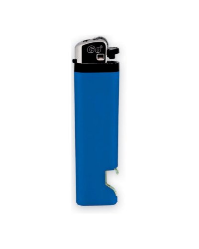 Accendino con apribottiglie 9 x 2.4 cm Blu
