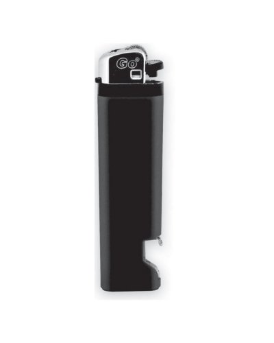 Accendino con apribottiglie 9 x 2.4 cm Nero