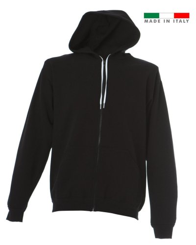 Felpa made in Italy Mantova Black
