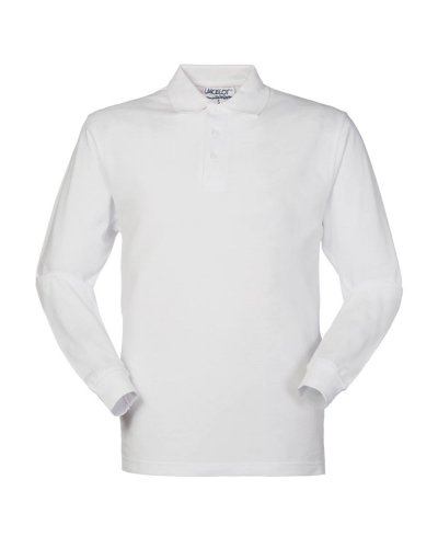 Polo Lancelot manica lunga Bianco